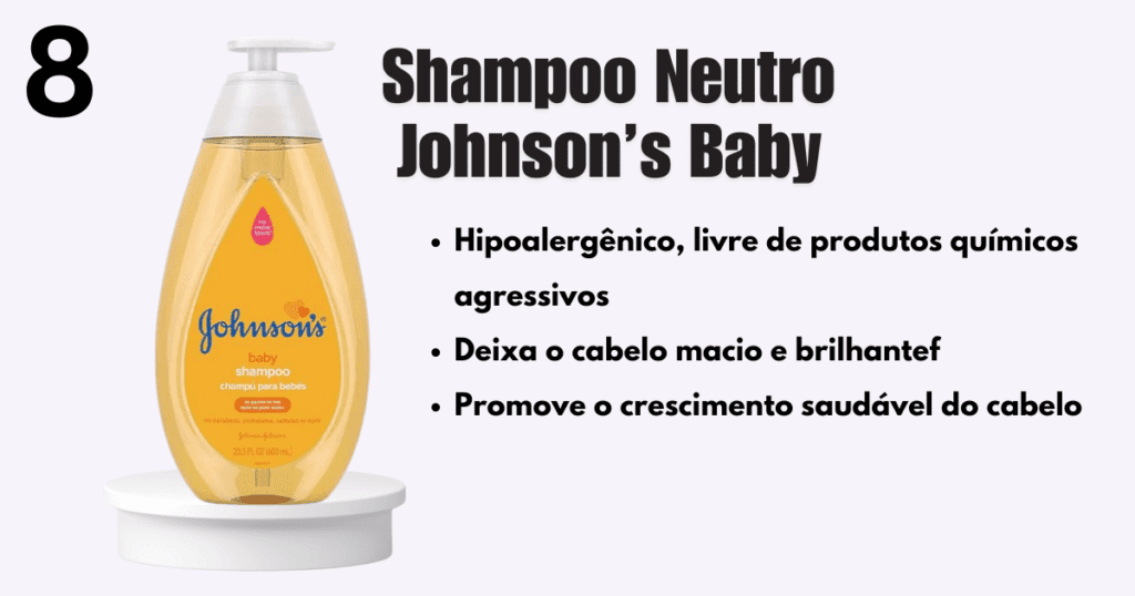 Shampoo Para Bebê JOHNSON'S Baby De Glicerina, 400ml