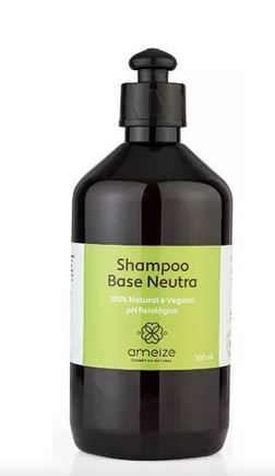 Shampoo Neutro Natural Vegano Sem Perfume