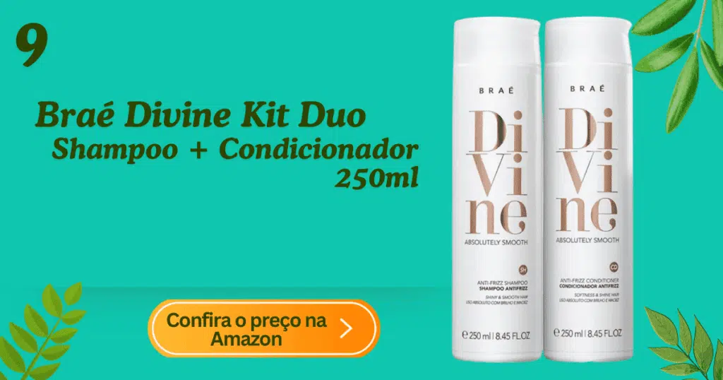 Braé divine kit duo shampoo + condicionador 250ml