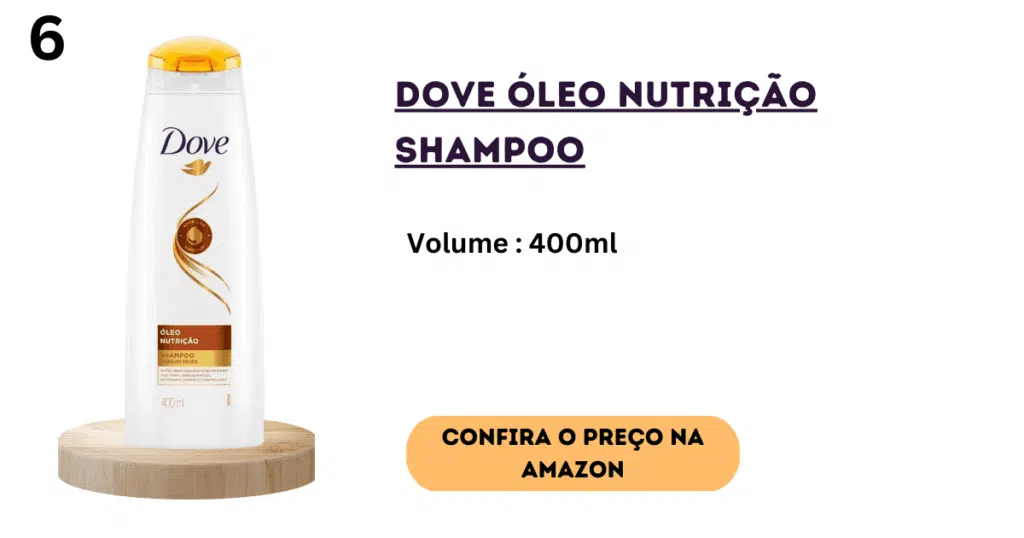Dove oil nutrition shampoo