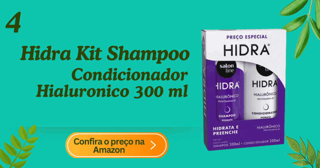 HIDRA KIT SHAMPOO+CONDICIONADOR HIALURONICO 300ML