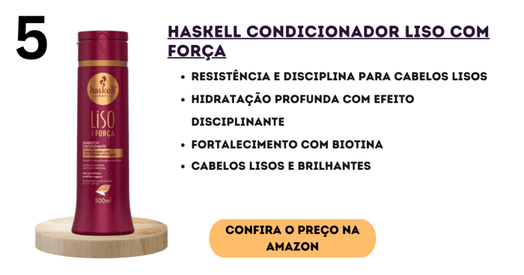 Shampoo Liso Força – Haskell