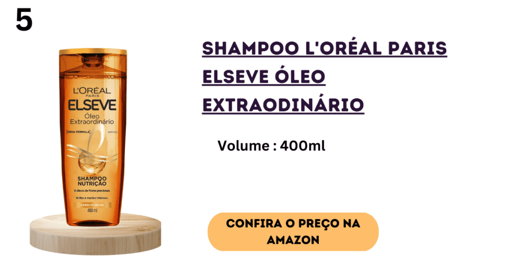 Extraordinary Oil Shampoo – Elseve L'Oréal Paris