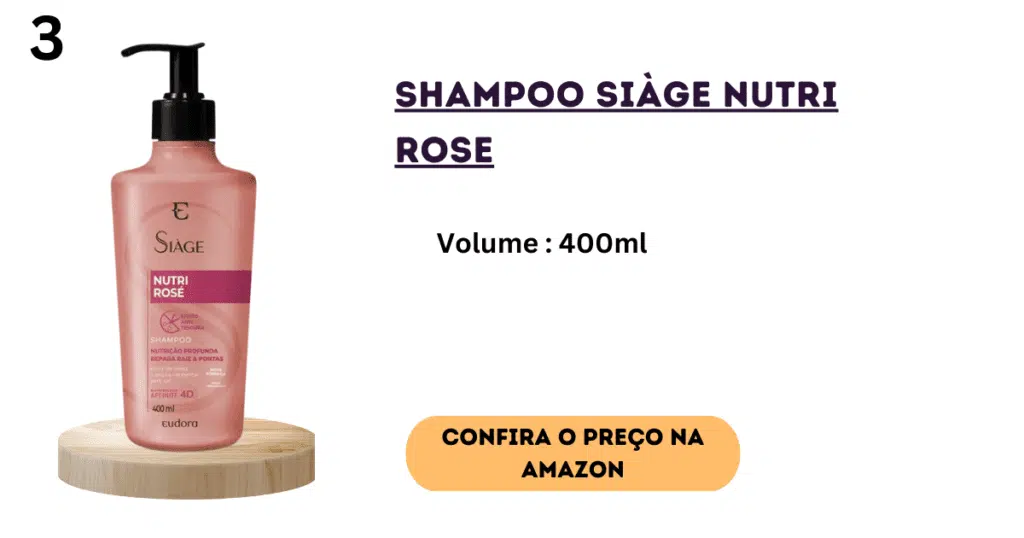 Siàge nutri rose shampoo