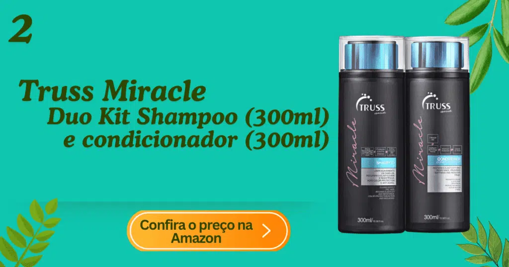 Truss miracle duo kit shampoo (300ml) e condicionador (300ml)