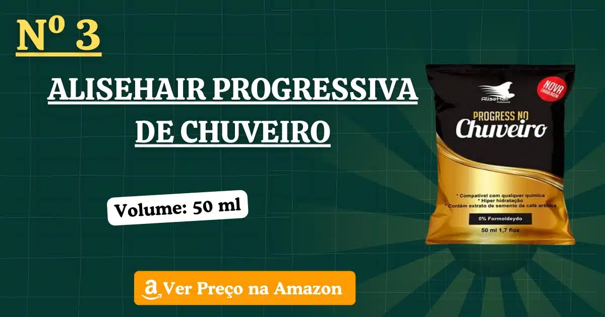 Alisehair progressiva de chuveiro