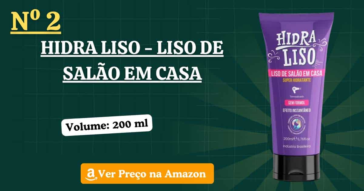 Hidra Liso - Liso de Salão em Casa