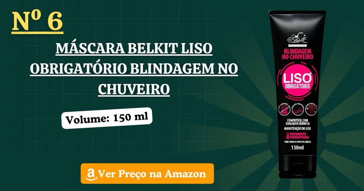 Máscara Belkit Liso Obrigatório Blindagem no Chuveiro