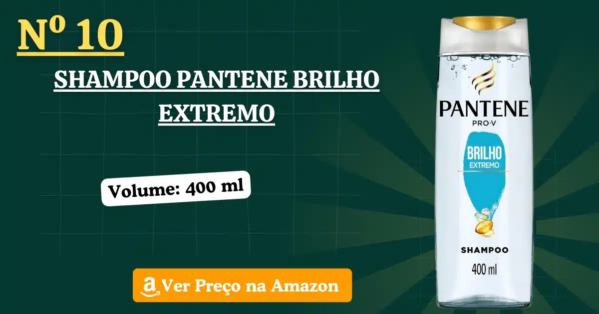 Shampoo pantene brilho extremo