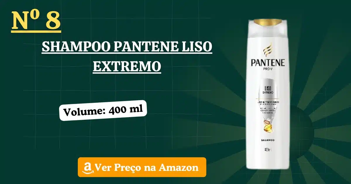 Shampoo pantene liso extremo