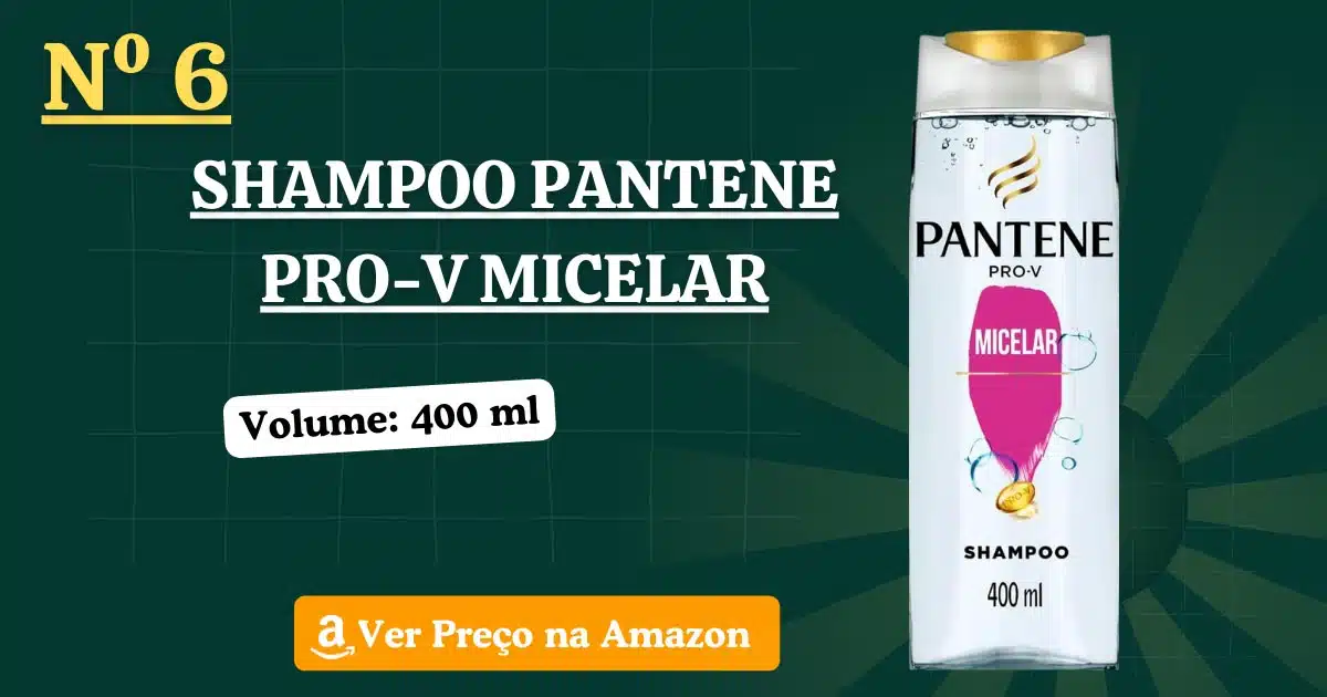 Shampoo pantene pro-v micelar purifica & hidrata