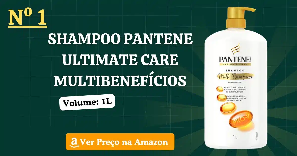 Shampoo pantene ultimate care multibenefícios 