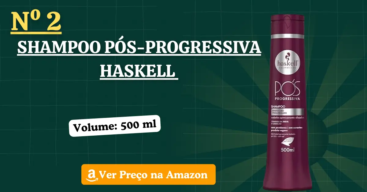 Shampoo Pós-Progressiva Haskell