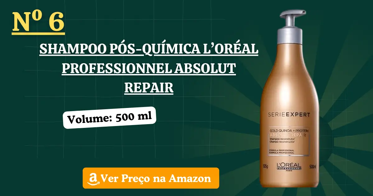 Shampoo Pós-Química L’Oréal Professionnel Absolut Repair