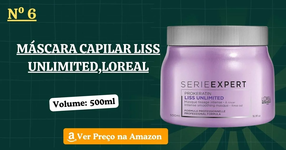 Máscara Capilar Liss Unlimited,Loreal