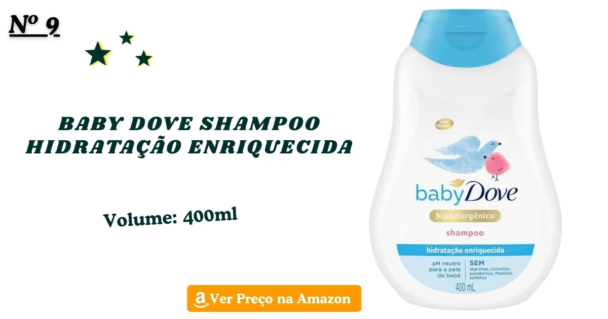 Baby dove shampoo hidratação enriquecida