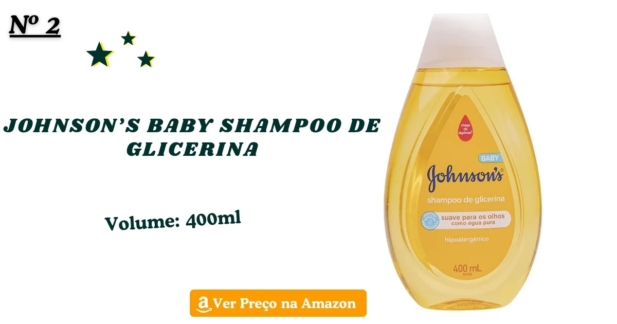 Johnson’s baby shampoo de glicerina