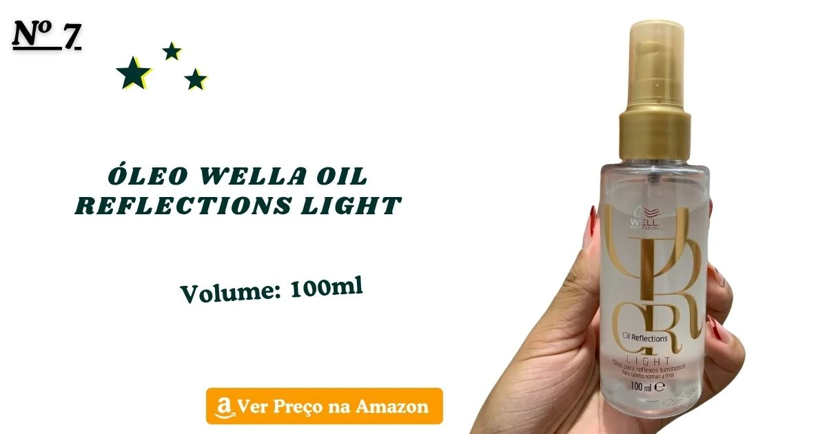 Óleo wella oil reflections light