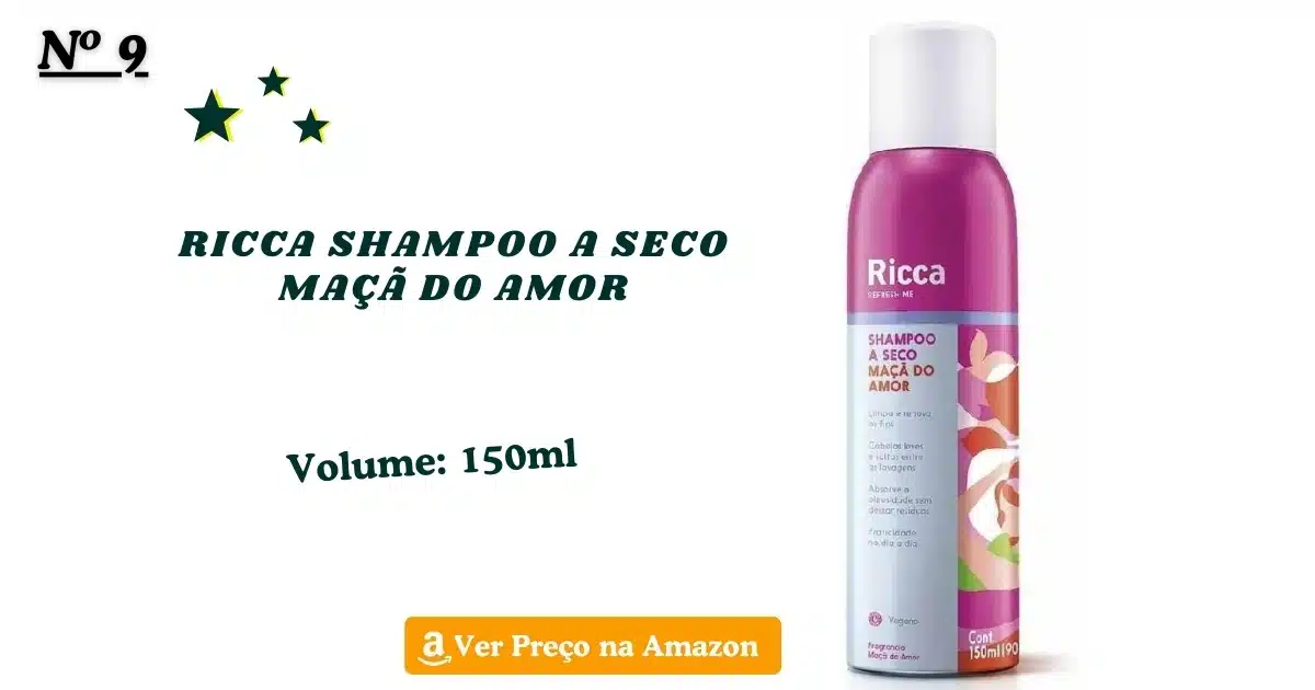 Ricca shampoo a seco maçã do amor