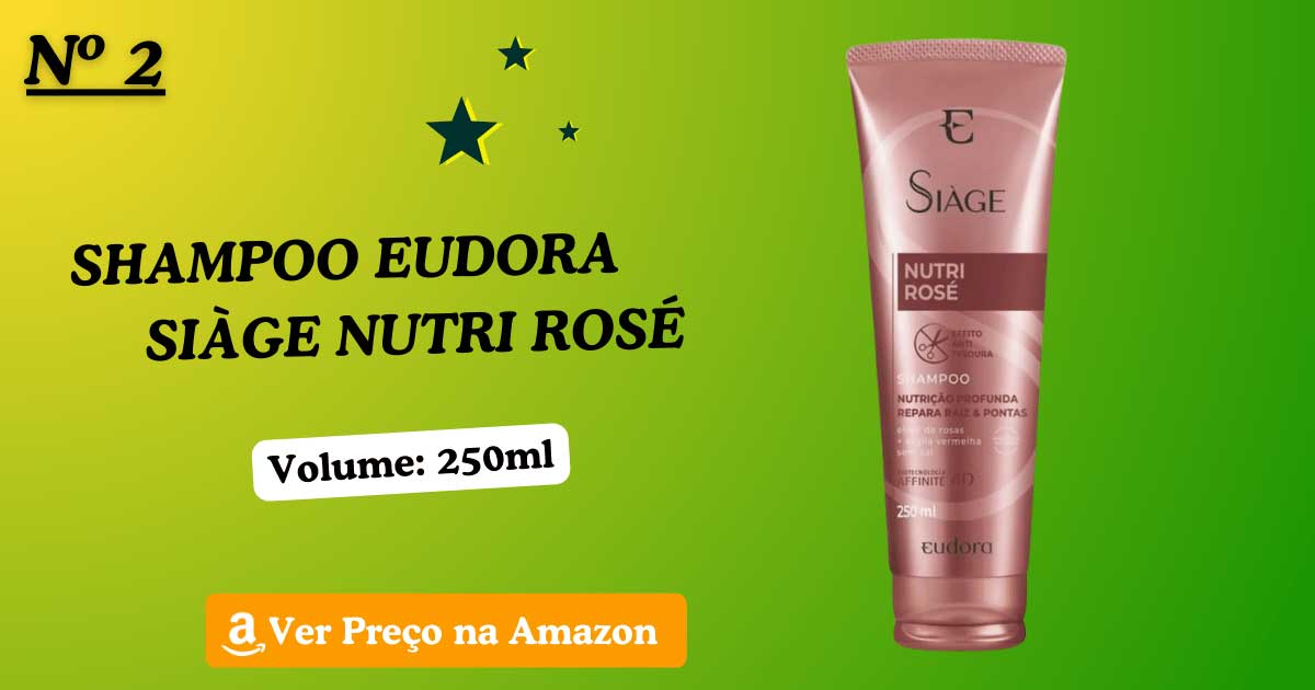 Shampoo eudora siàge nutri rosé