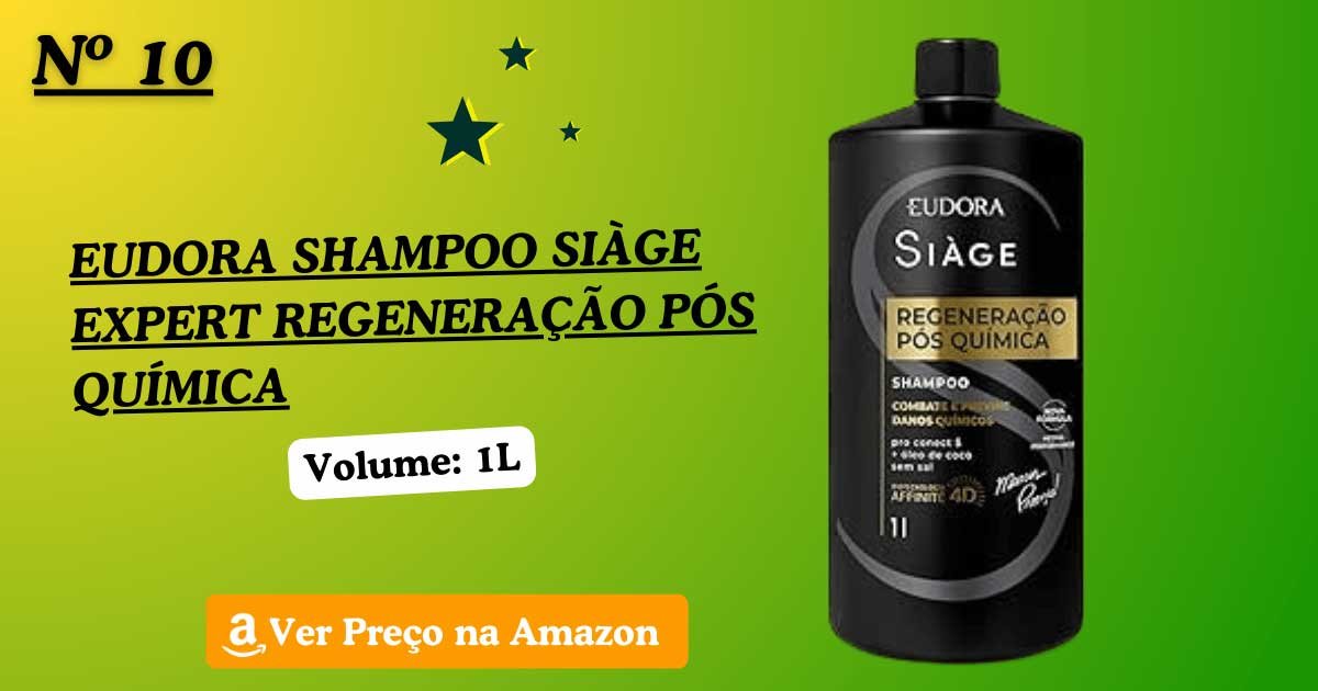 Shampoo siàge expert regeneração pós química