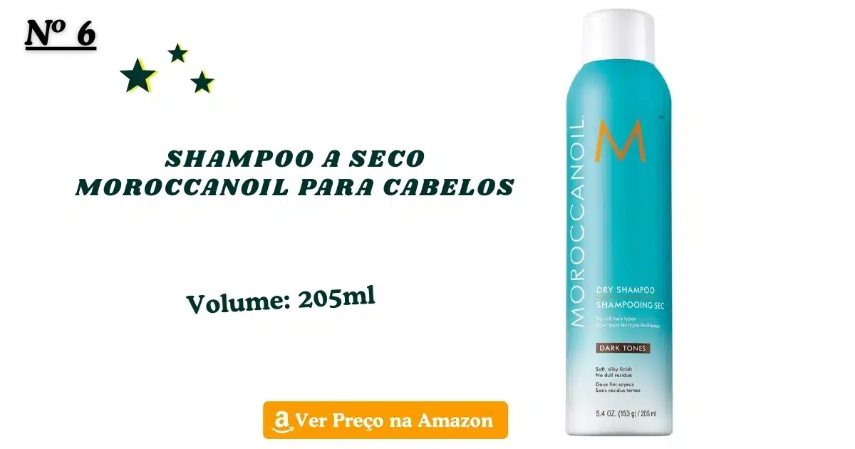Shampoo a seco moroccanoil para cabelos
