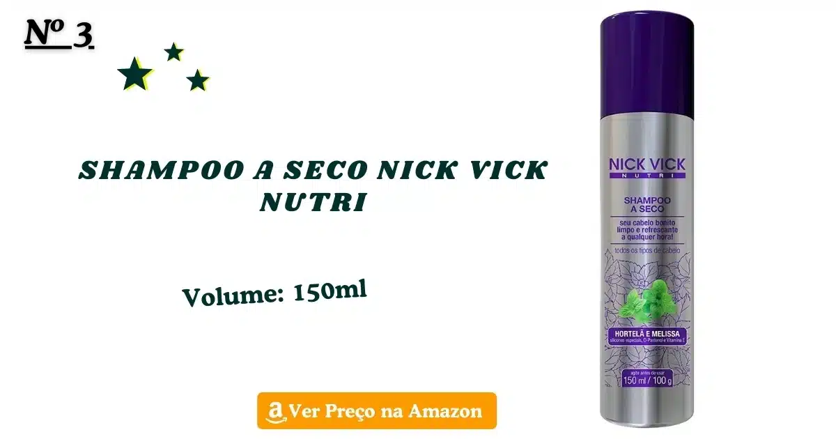 Shampoo a seco nick vick nutri