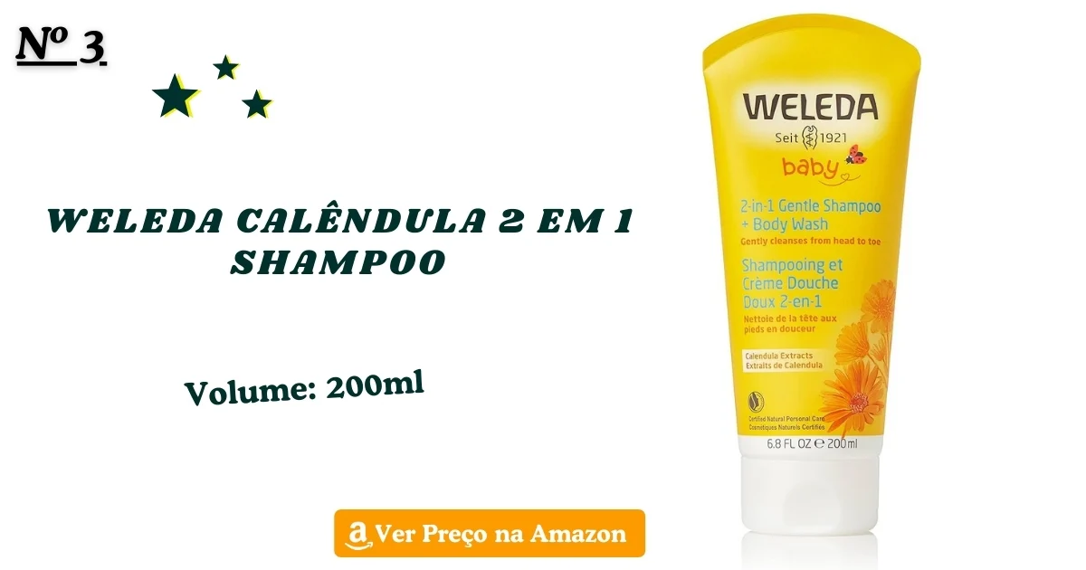 Weleda calêndula 2 em 1 shampoo
