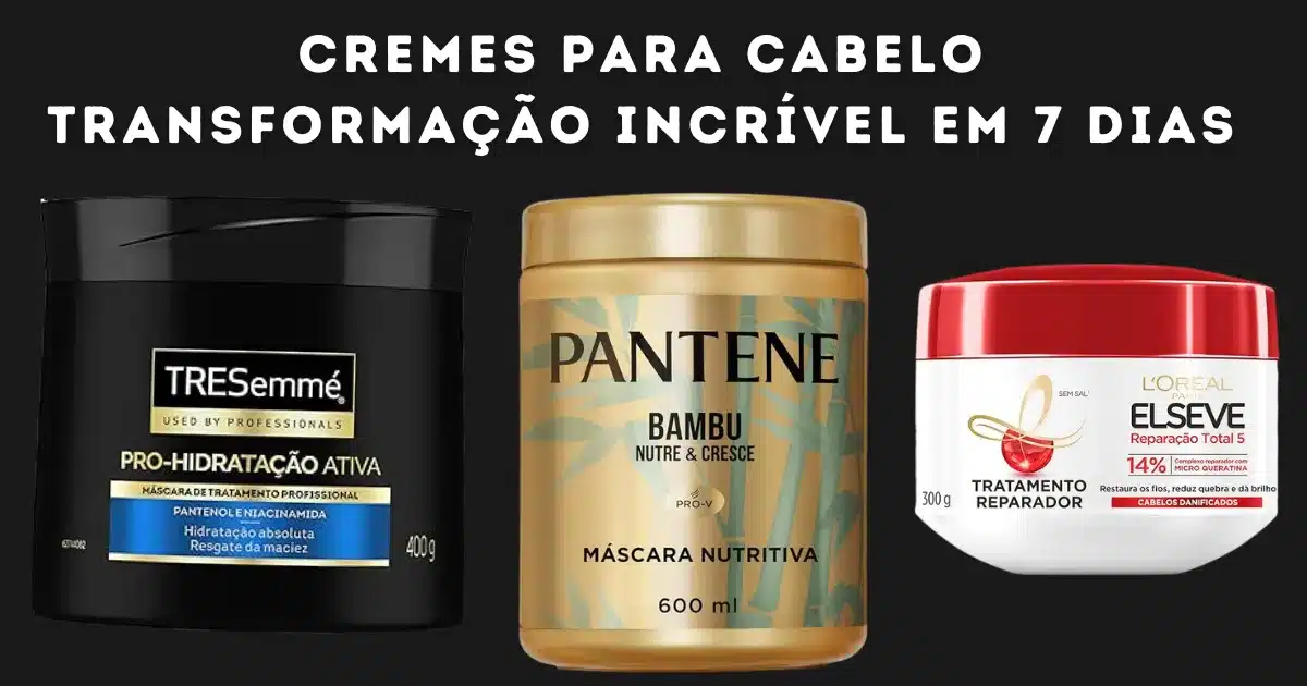 Cremes para cabelo