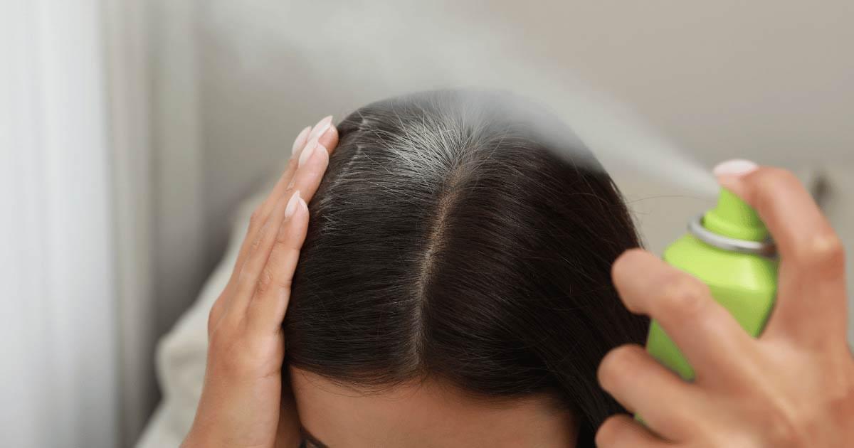 Melhore shampoo a seco
