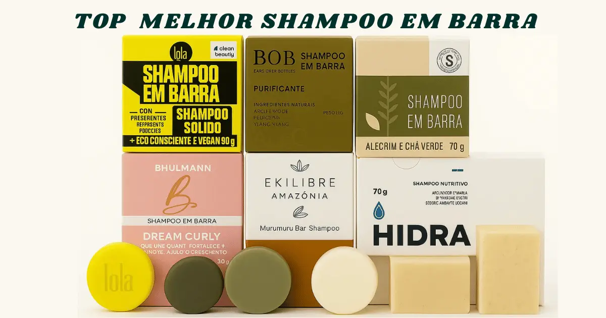 Melhor shampoo em barra